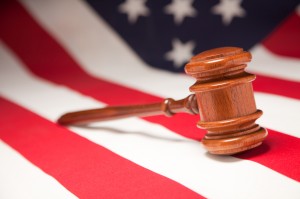 Austin divorce lawyers - Gavel and American Flag