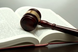 Austin divorce attorneys - Gavel on top of book