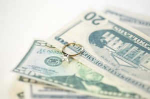 Austin Divorce Attorney - Ring on top of money