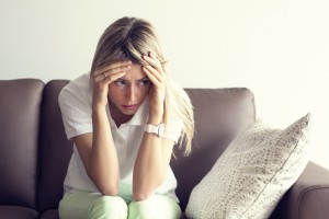 Austin Divorce Attorneys Young woman in depression
